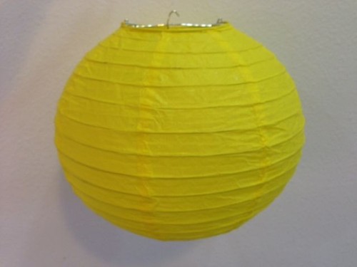 10pz lanterna carta gialla - 10pz,