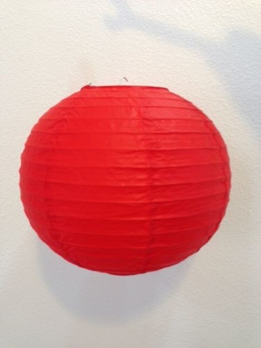 Pezzi lanterna carta rossa - 10,
