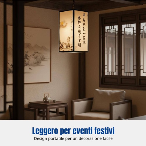 Lanterna calligrafia cinese - calligrafia,